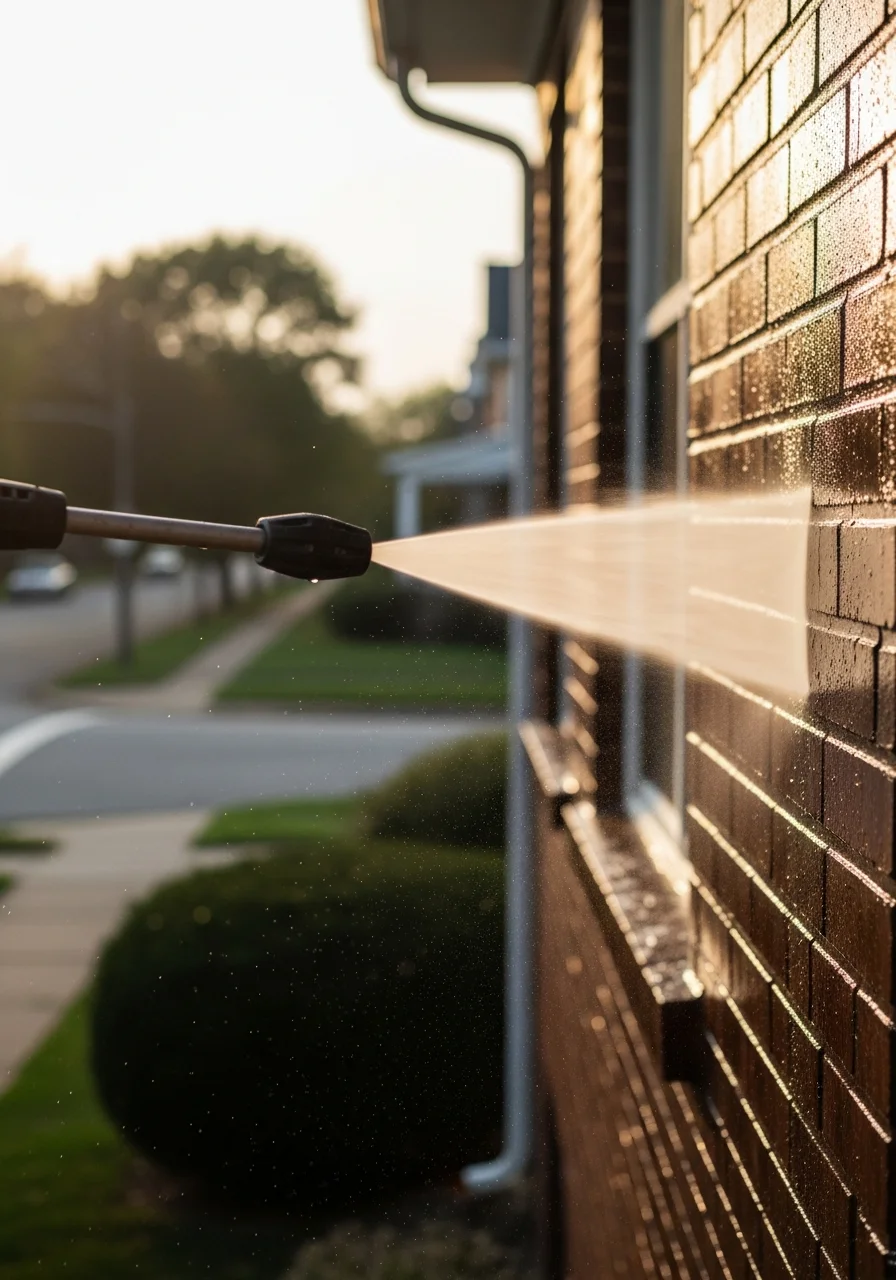 Close-up of skilled tradesperson performing detailed work on a Toledo home, demonstrating precision and attention to quality.